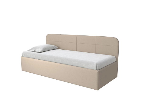 Кровать 80х200 Life Junior софа (без основания) - Небольшая кровать в мягкой обивке в лаконичном дизайне.