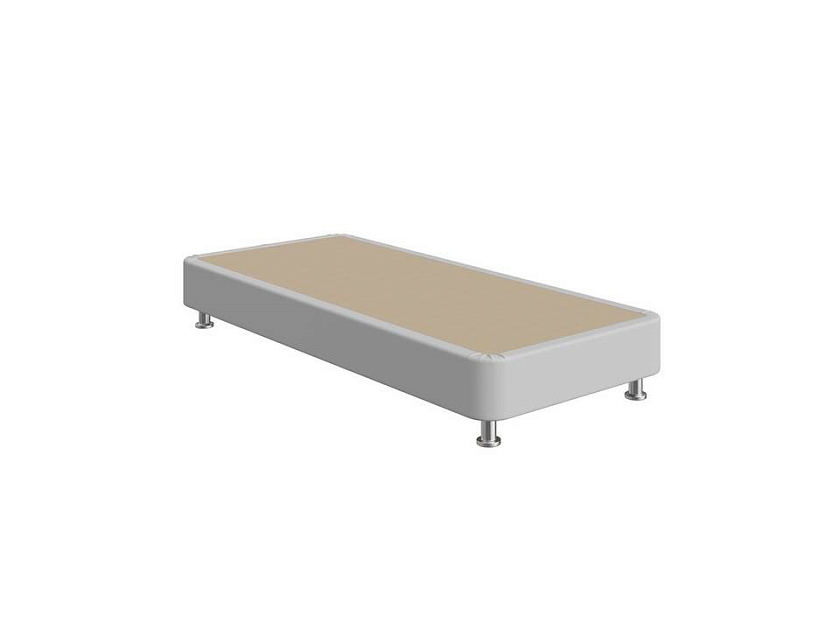 Кровать BoxSpring Home 140x200 Экокожа Белый - Кровать с простой усиленной конструкцией
