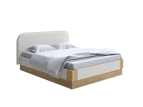 Двуспальная кровать с матрасом Lagom Plane Soft с подъемным механизмом - Кровать с ПМ. 
