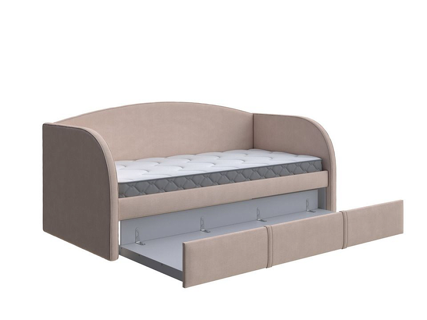 Кровать Hippo-Софа с дополнительным спальным местом - Удобная детская кровать с двумя спальными местами в мягкой обивке