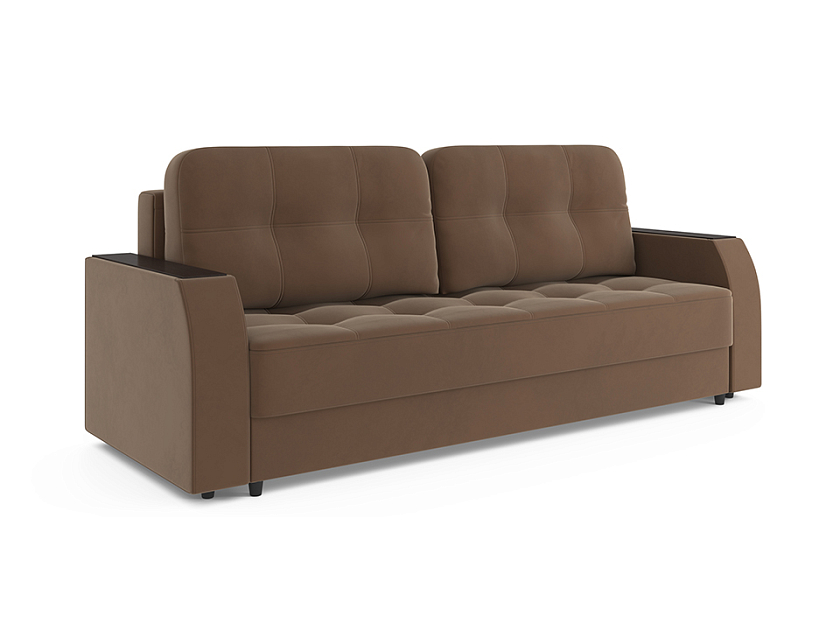 Диван-кровать Strong 141x194 Ткань: Велюр Luna 25 - Удобный диван-кровать в современном лаконичном дизайне.
