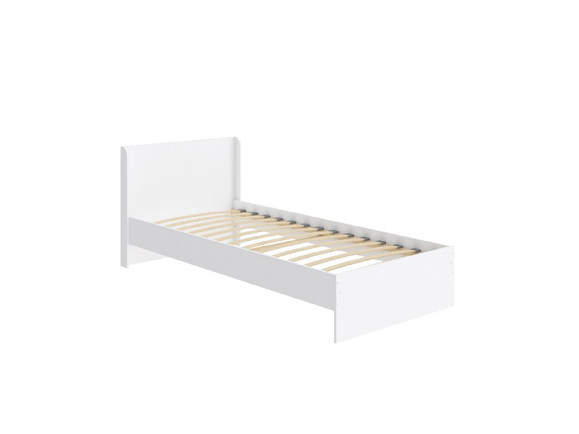 Кровать Practica 80x190 ЛДСП Белый - Изящная кровать для любого интерьера